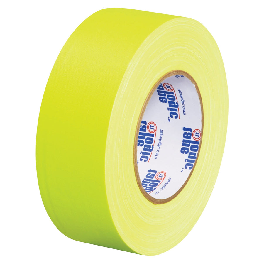 2 in x 50 yd 11 Mil Fluorescent Yellow Gaffers Tape 3-Pack T9874FY3PK