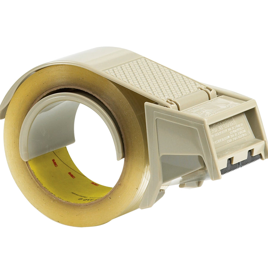 2 in Gray Plastic Hand Held Carton Sealing Tape Dispenser TD3MH122
