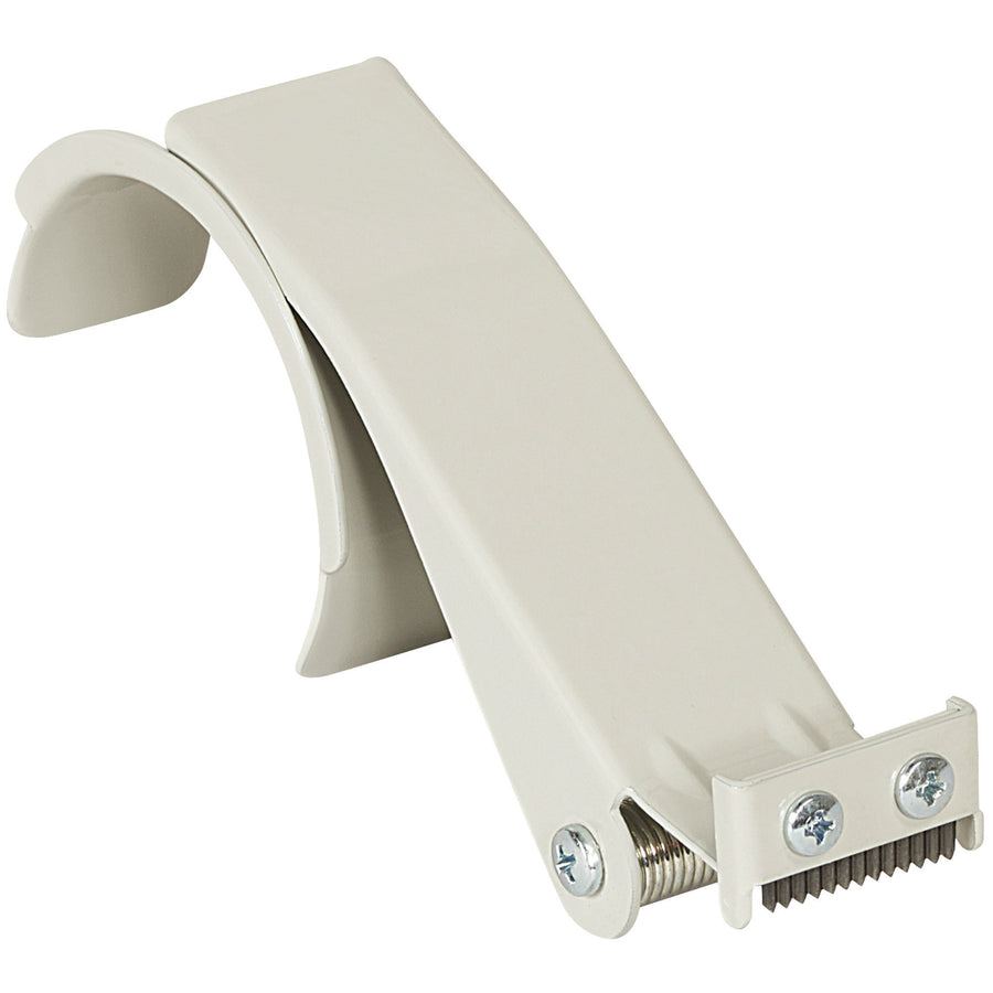 Professional-grade 1" metal hand-held strapping tape dispenser engineered for packing line supervisors who demand precision and speed. Features hand brake tension control for consistent, clean cuts on every seal. Sold as 1 dispenser unit.