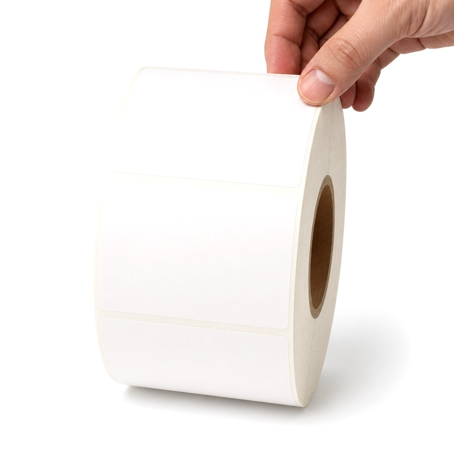 2x3 White Permanent Adhesive Direct Thermal Labels THD203