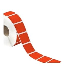 1.5x0.75 Red Desktop Direct Thermal Labels 1780/Roll THD301 - alias listing