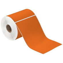 4x6.5 Orange Desktop Direct Thermal Labels 230/Roll