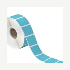 1.5x1 Blue Desktop Direct Thermal Labels 960/Roll