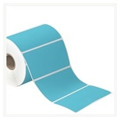 4x2 Blue Desktop Direct Thermal Labels 735/Roll THD381 - alias listing