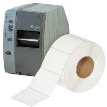 4x3 White Removable Thermal Transfer Labels