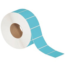 3x2 Blue Thermal Transfer Labels 3000/Roll