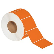 4x3 Orange Thermal Transfer Labels 2000/Roll