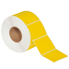 4x3 Yellow Thermal Transfer Labels 2000/Roll