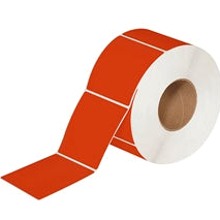 4x4 Red Thermal Transfer Labels 1500/Roll THL139RD - alias listing