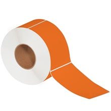 4x6.5 Orange Thermal Transfer Labels 900/Roll
