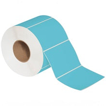 6x4 Blue Thermal Transfer Labels 1500/Roll