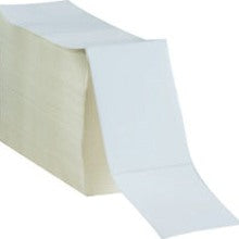 4x3 White Fanfold Thermal Transfer Labels 4000/Roll THL143 - alias listing