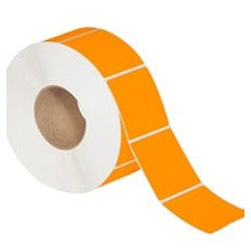2x3 Fluorescent Orange Thermal Transfer Labels THL143RG - alias listing