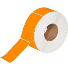 3x5 Fluorescent Orange Thermal Transfer Labels THL144RG - alias listing