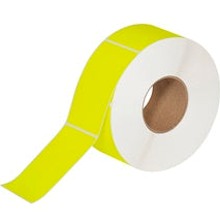 3x5 Fluorescent Yellow Thermal Transfer Labels THL144YW - alias listing