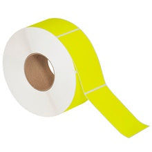 3x5 Fluorescent Yellow Thermal Transfer Labels