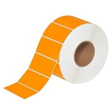 4x2 Fluorescent Orange Thermal Transfer Labels THL145RG - alias listing