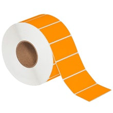 4x2 Fluorescent Orange Thermal Transfer Labels