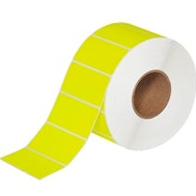 4x2 Fluorescent Yellow Thermal Transfer Labels THL145YW - alias listing