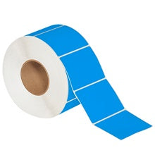 4x3 Fluorescent Blue Thermal Transfer Labels