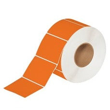 4x3 Orange Direct Thermal Labels 2000/Roll THL537 - alias listing