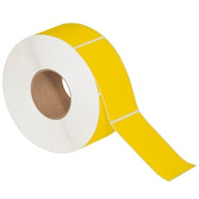 3x5 Yellow Direct Thermal Labels 1300/Roll
