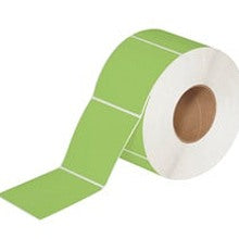 4x4 Green Direct Thermal Labels 1500/Roll THL558 - alias listing