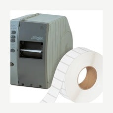 1.5x0.5 White Thermal Transfer Labels 9600/Roll