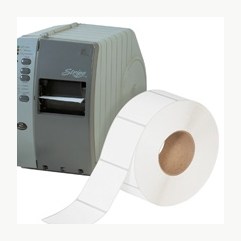 1.5x1.5 White Thermal Transfer Labels 3500/Roll