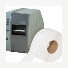 3.25x5.5 White Thermal Transfer Labels 1000/Roll