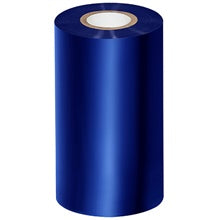 4.33x984 ft Blue Thermal Transfer Ribbons Wax/Resin 6/Case