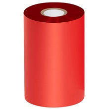 4.33x1476 ft Red Thermal Transfer Ribbons Wax/Resin 6/Case