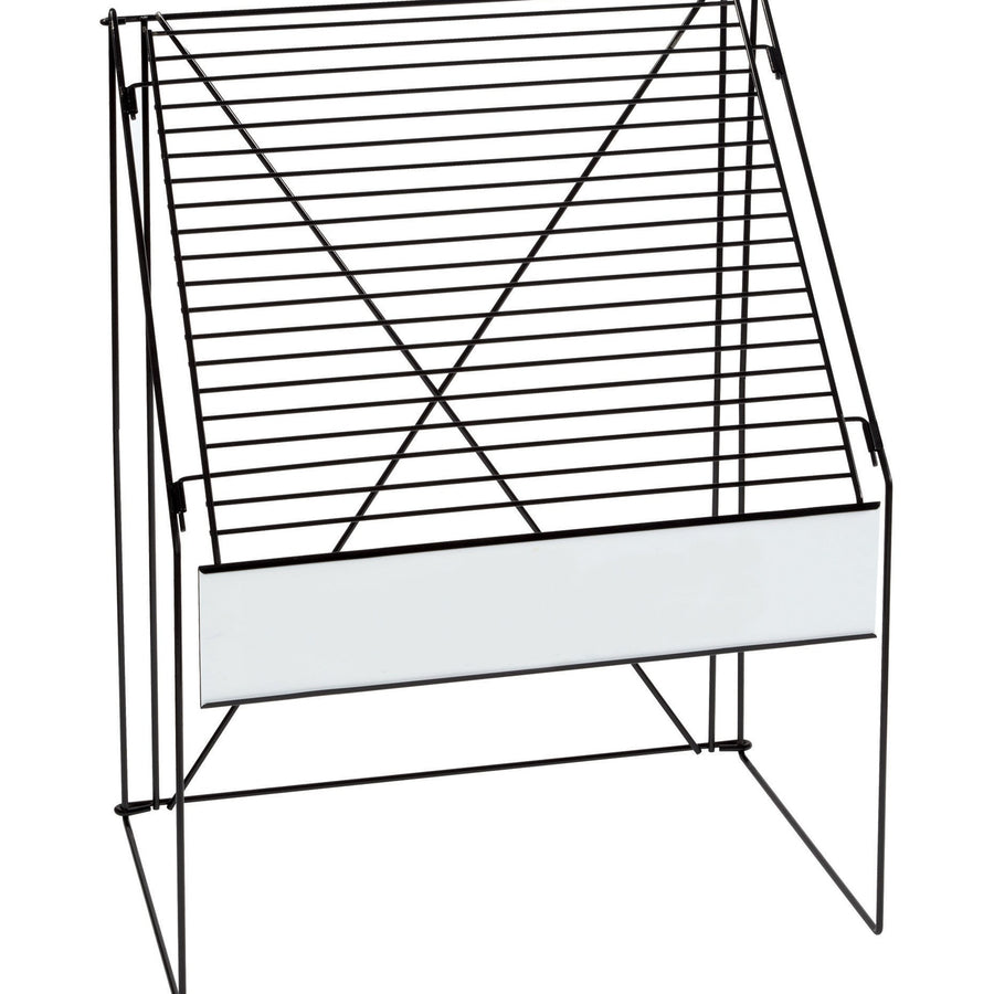 15 x 23 x 31 1/4 in Black Wire Tissue Paper Rack 1-Pack TISRACK1