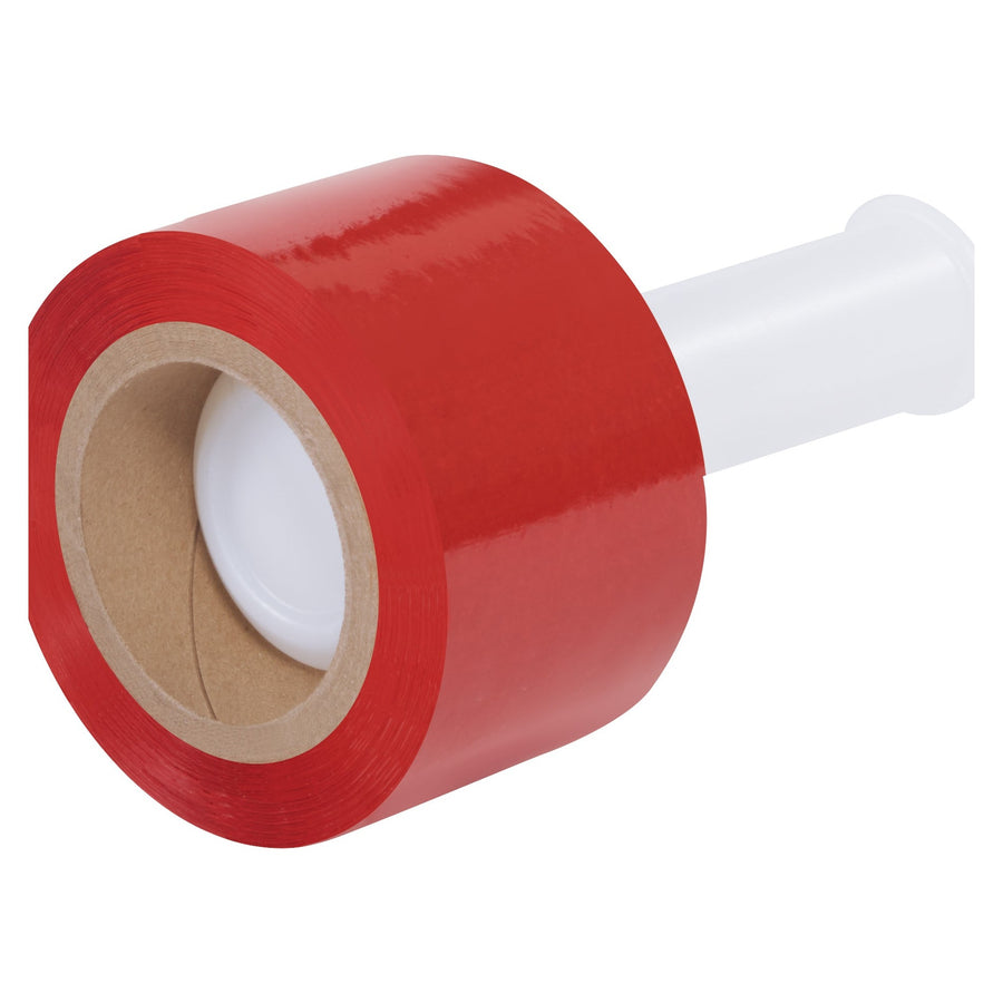 3 in x 1000 ft 80 Gauge Red Bundling Stretch Film 18/Case TNB303RED