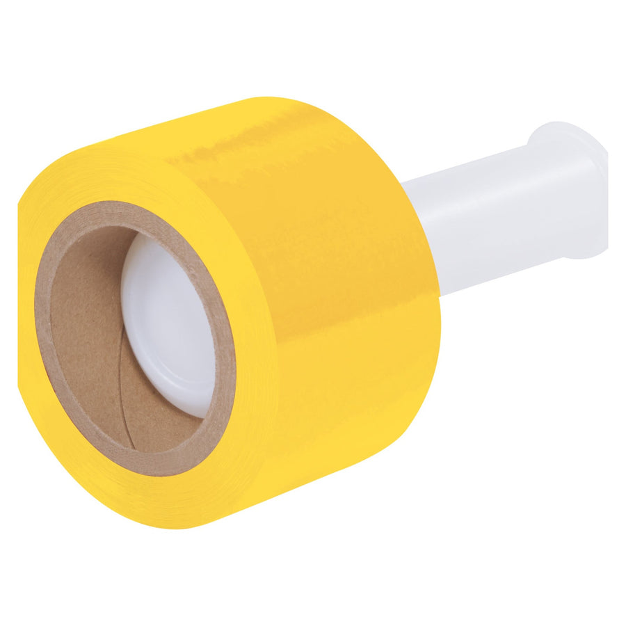 3 in x 1000 ft 80 Gauge Yellow Bundling Stretch Film 18/Case TNB303YELLOW