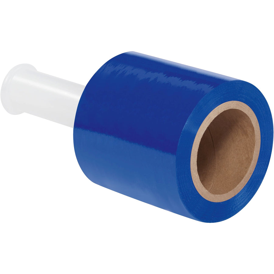 5 in x 1000 ft 80 Gauge Blue Bundling Stretch Film 12/Case TNB305BLUE