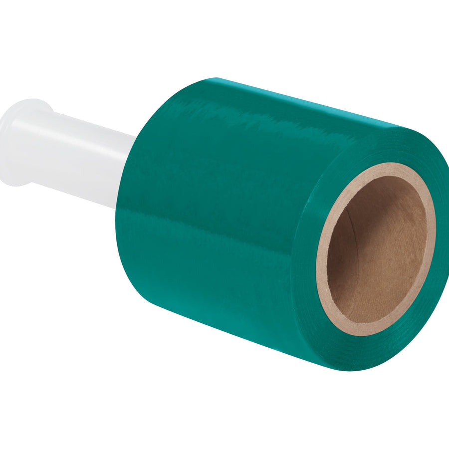 5 in x 1000 ft 80 Gauge Green Bundling Stretch Film 12/Case TNB305GREEN