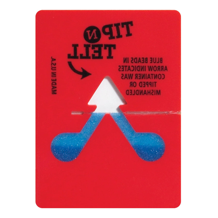 3.87x2.87 Red Tip-N-Tell Shipping Indicators 100/Case TNT100