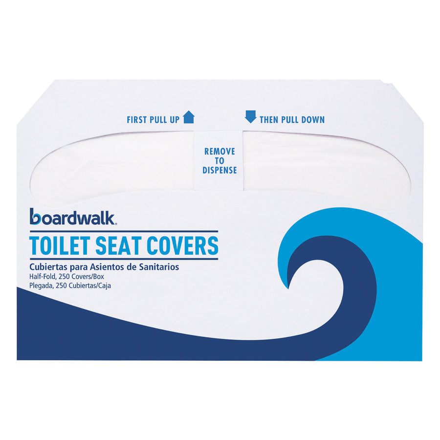 Packrift's standard size white toilet seat covers deliver septic-safe, flushable protection for commercial restrooms. Each case contains 20 packs of reliable seat covers designed for easy dispensing and compliance with plumbing systems. Ideal for offices, healthcare facilities, and hospitality venues requiring cost-effective janitorial solutions.