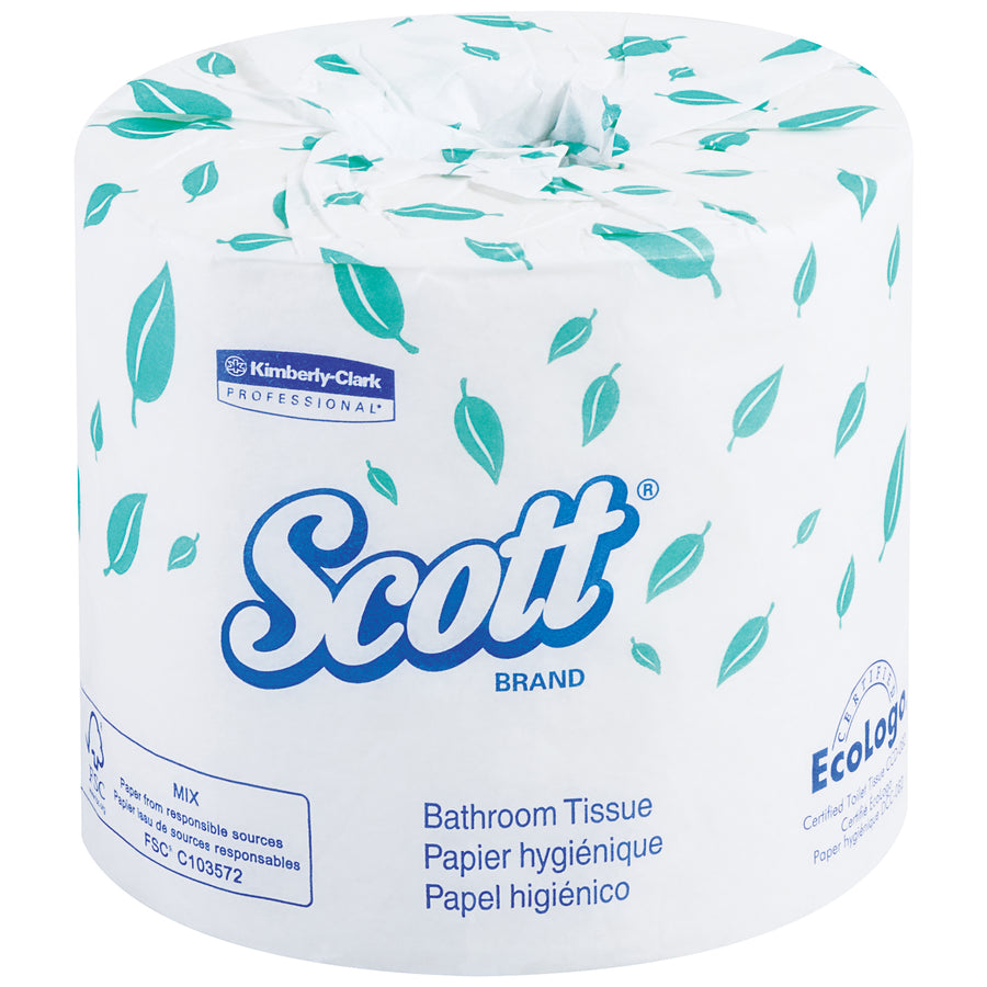 Scott Surpass 2-ply bathroom tissue delivers soft, strong performance in high-traffic restrooms. Each case includes 80 rolls of white tissue engineered for durability and cost-efficiency. Ideal for office buildings, facilities, and commercial jan-san operations requiring reliable bulk toilet paper supplies.