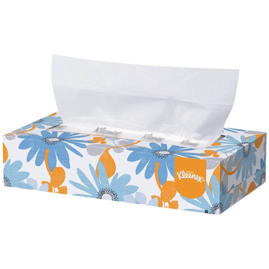 Stock your facility with Kleenex¬Æ 2-Ply facial tissue‚trusted, durable tissue in convenient flat dispenser boxes. Get a full case of 48 units at competitive wholesale pricing. Perfect for offices, break rooms, and commercial spaces.