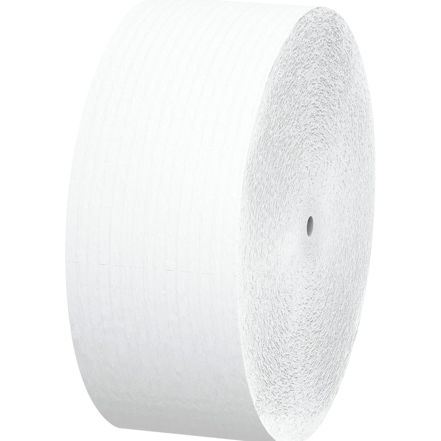 2300 ft 1-Ply Scott Jumbo Coreless Toilet Paper Rolls 12/Case TTCL1JT