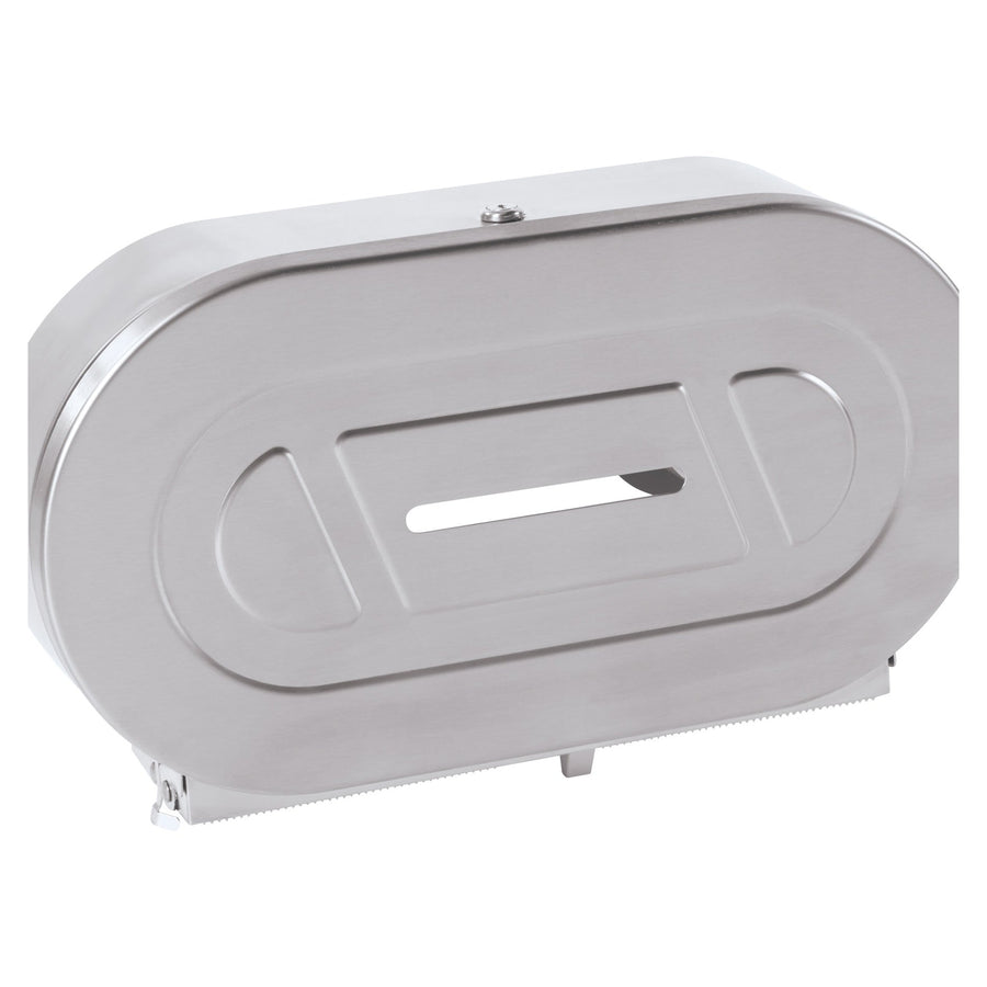 Twin Jumbo Stainless Steel Bathroom Tissue Dispenser TTD112