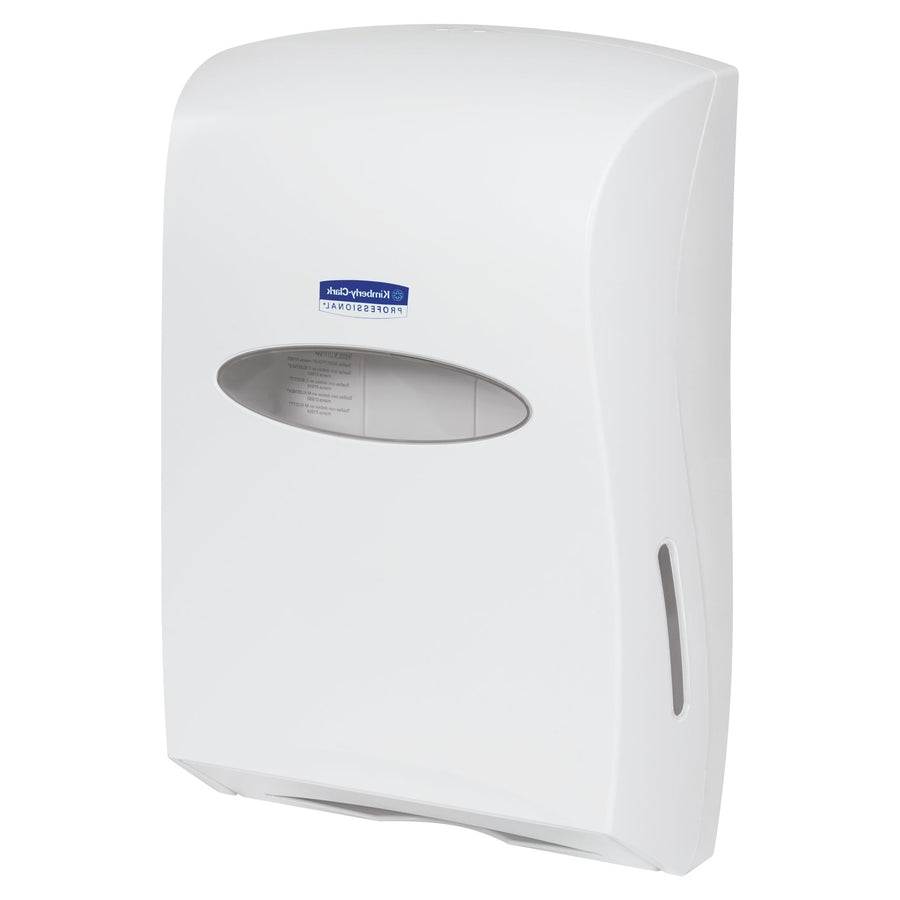 18.85 in White Kimberly-Clark C-Fold/Multi-Fold Hand Towel Dispenser Plastic TTD127