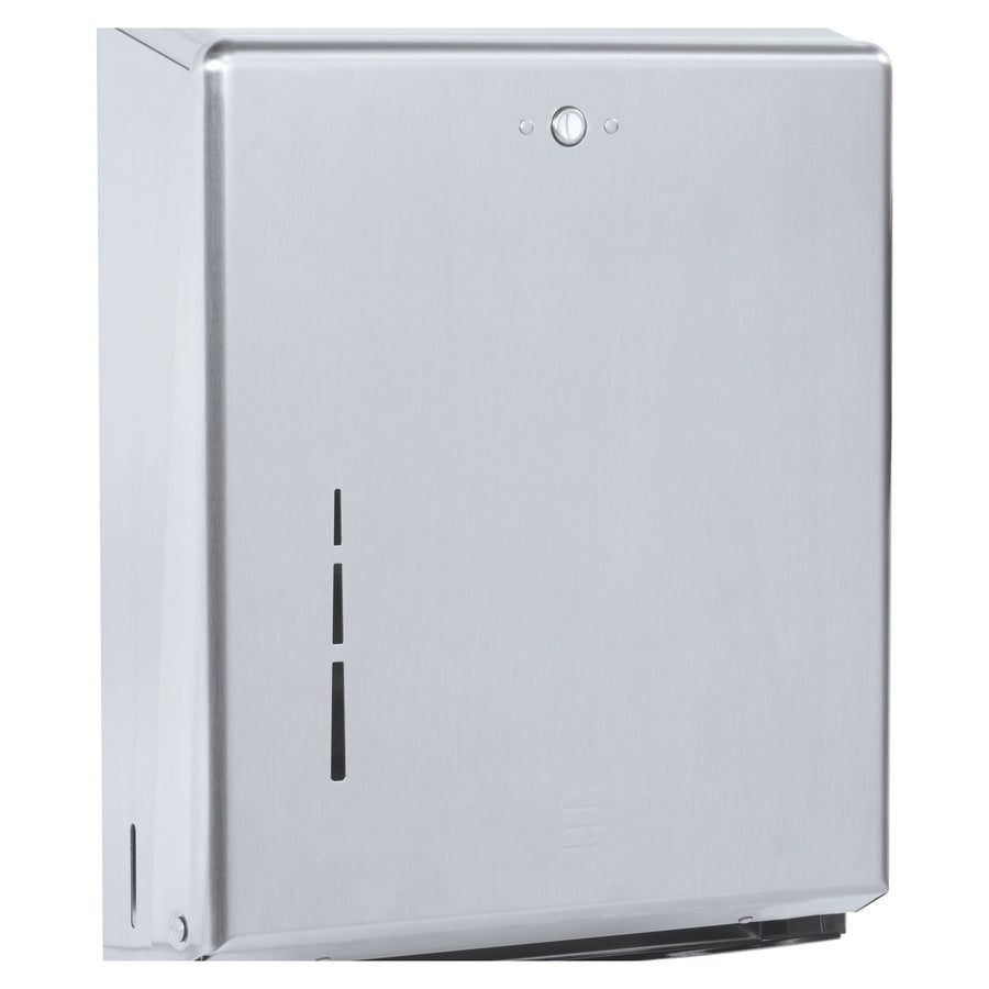 14.75 in Brushed Steel C-Fold Multi-Fold Hand Towel Dispenser 1/Case TTD128