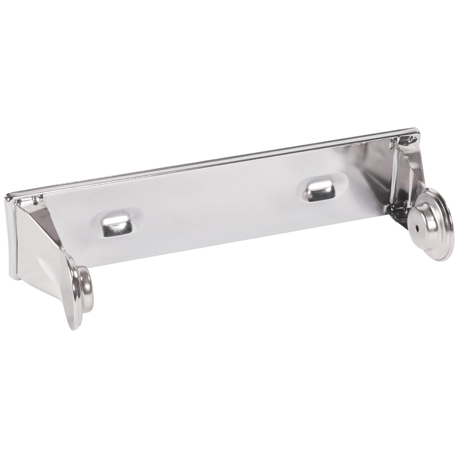 Heavy-duty commercial paper towel dispenser built to last in high-traffic facilities. 24-gauge steel construction with chrome finish resists corrosion and damage. Wall-mounted design saves space and mounts in minutes–no special tools required.