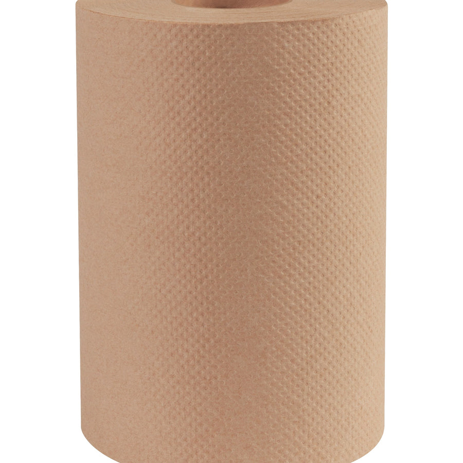 8 in x 350 ft Kraft Hard Wound Roll Towels 12/Case TTKRT