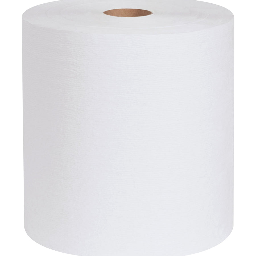 8 in x 600 ft White Scott Essential Plus Hard Wound Roll Towels 12/Case TTWATRT