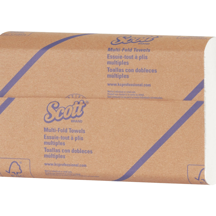 White Scott Surpass Multi-Fold Paper Towels 20/Case TTWMTS