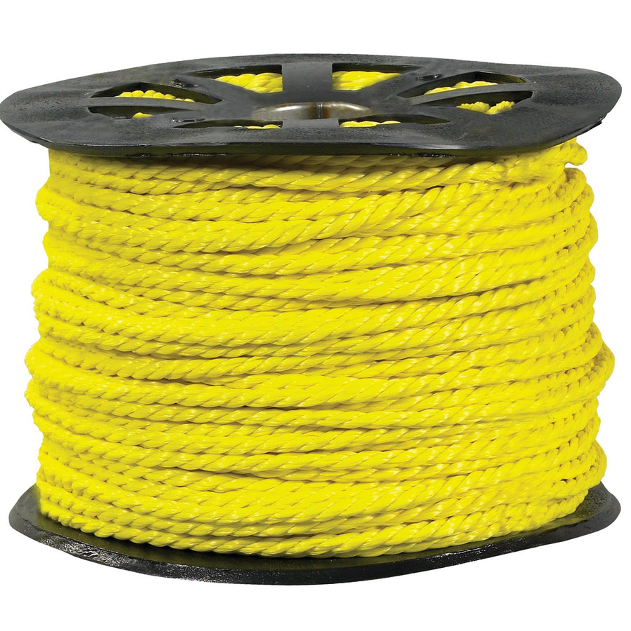 3/8 in x 600 ft 2450 lb Yellow Polypropylene Rope 1/Case TWR105